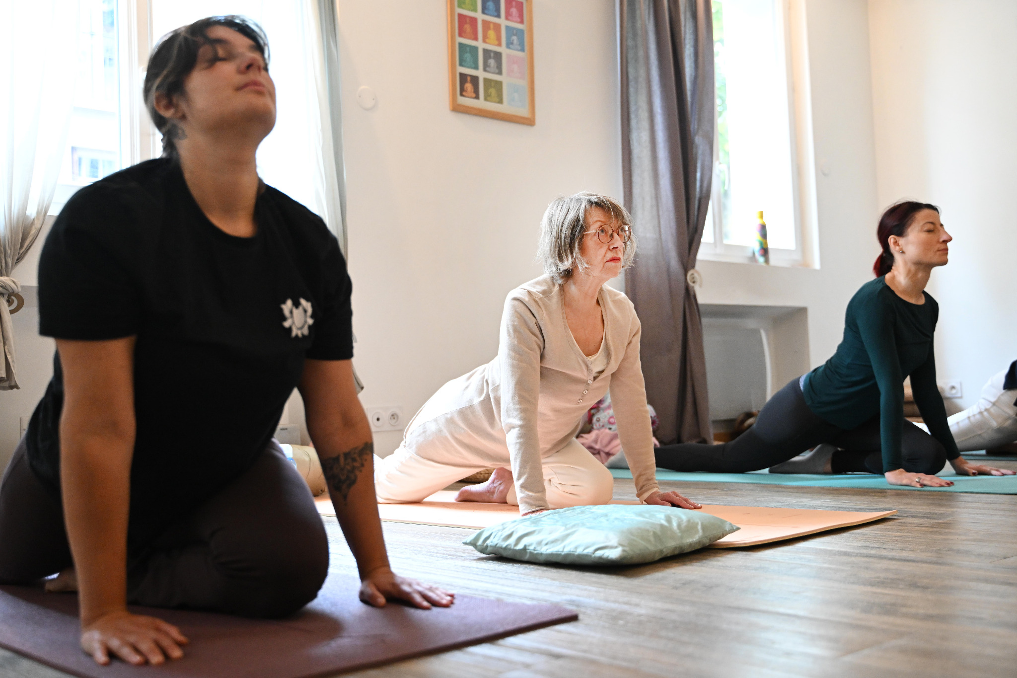 Cours collectif de yoga