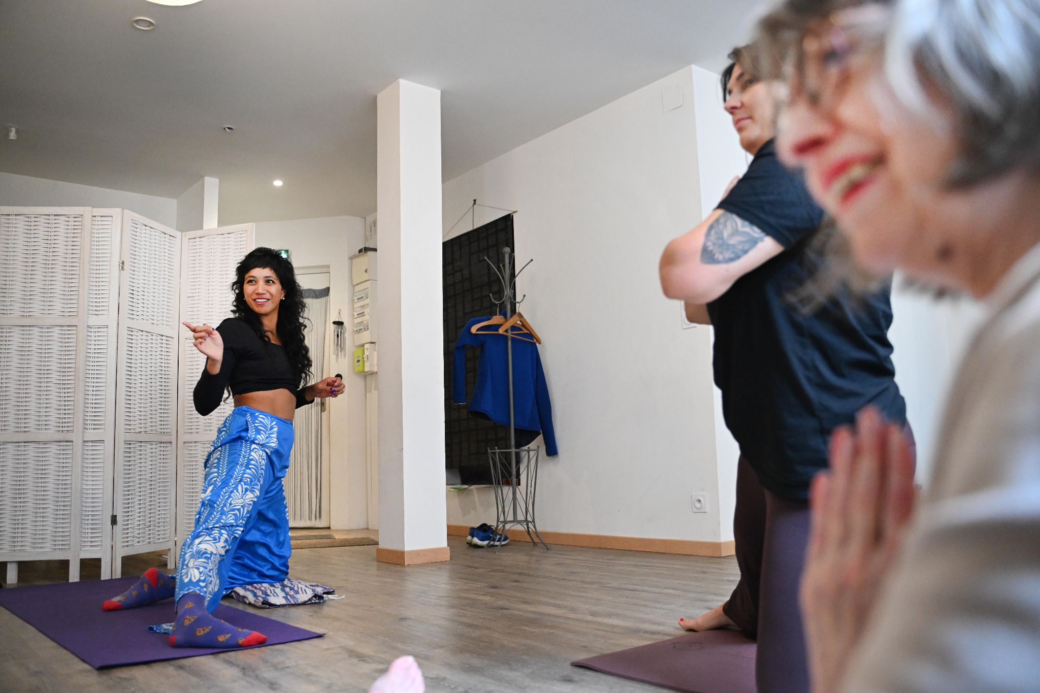 Enseignement de Yoga en groupe