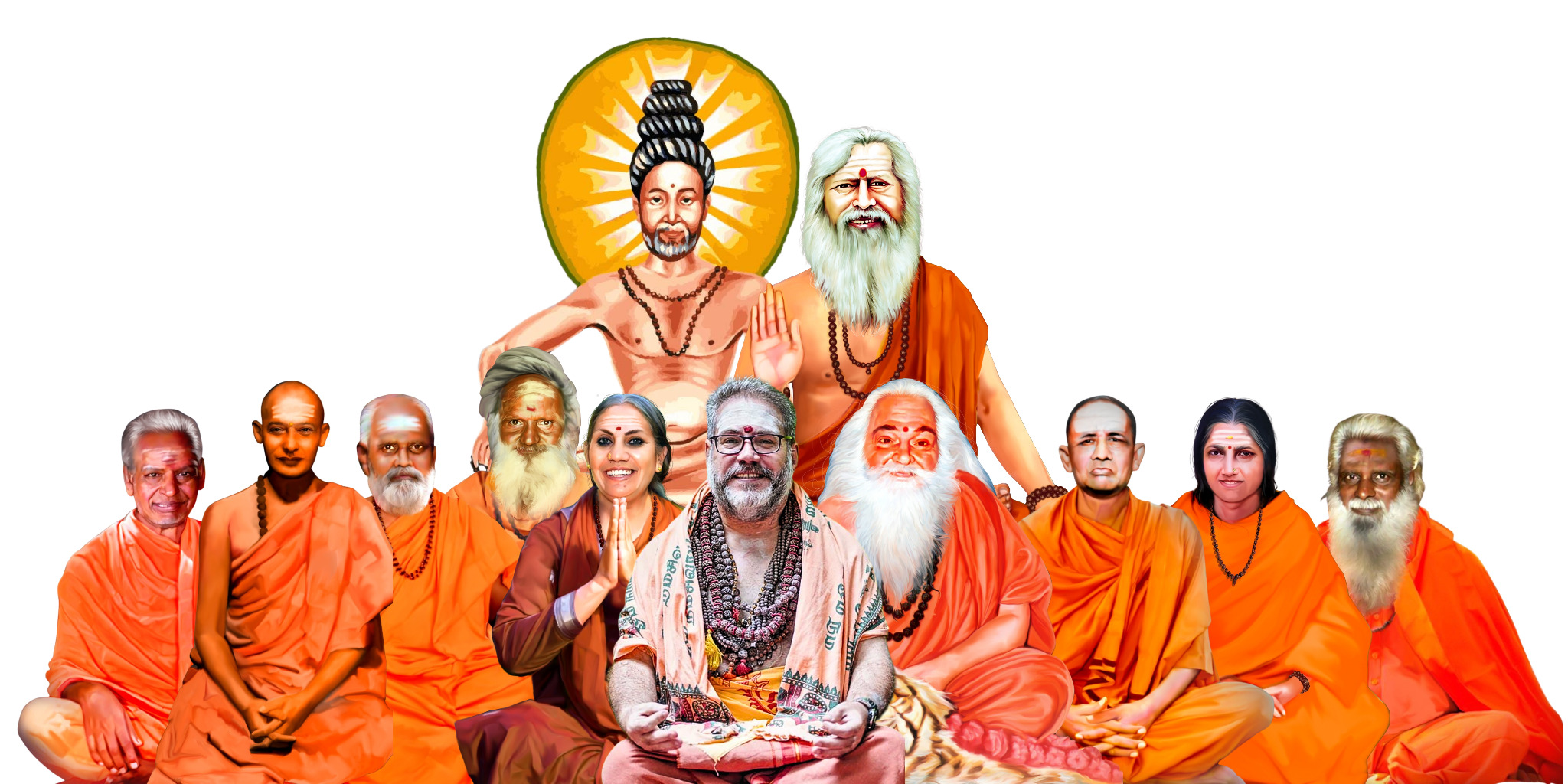 Lignée et enseignants de la tradition Gitananda Yoga